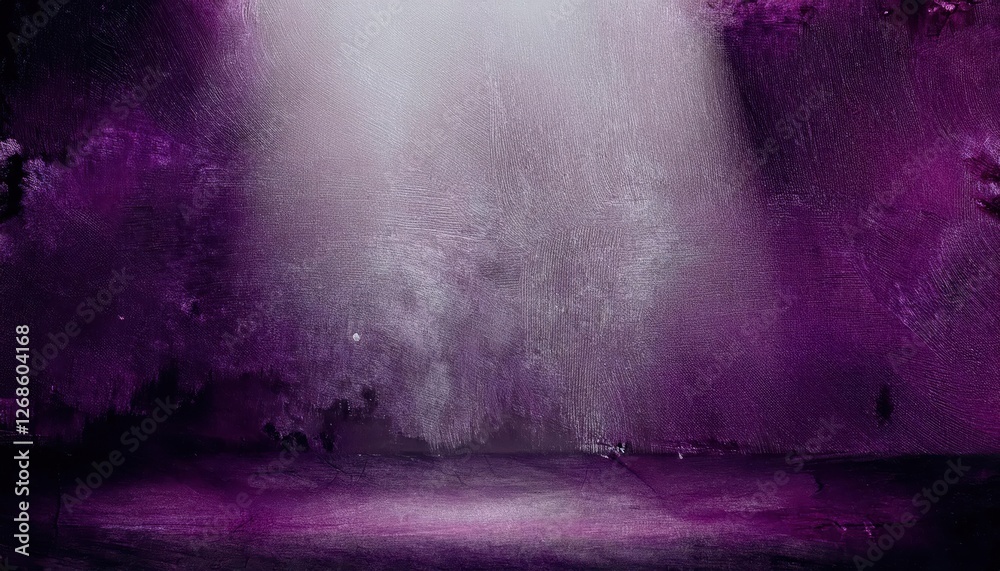Fototapete dramatic purple textured background with light rays creating soft gradient, ideal for creative desig
