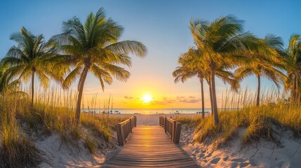 Obraz premium Sunset Paradise