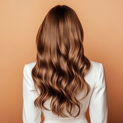 Fototapeta premium woman with long hair