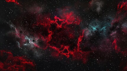 Vibrant Cosmic Nebula in the Depths of Space