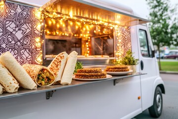 Ramadan Food Festival Community Park Food Truck Night Market Street View Celebrating Islamic Culture through Culinary Delights