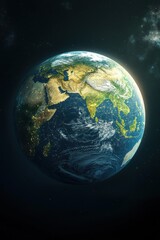 Stunning View of Earth from Space: A Celestial Portrait of Our Planet