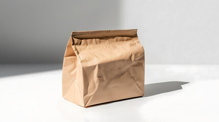 Reusable Paper Lunch Bag  Eco-Friendly Kraft Bag for Meals & Takeout