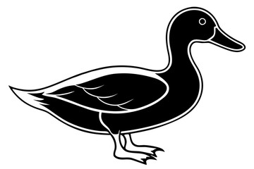 duck  silhouette vector