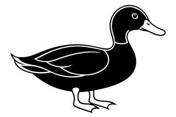 duck  silhouette vector