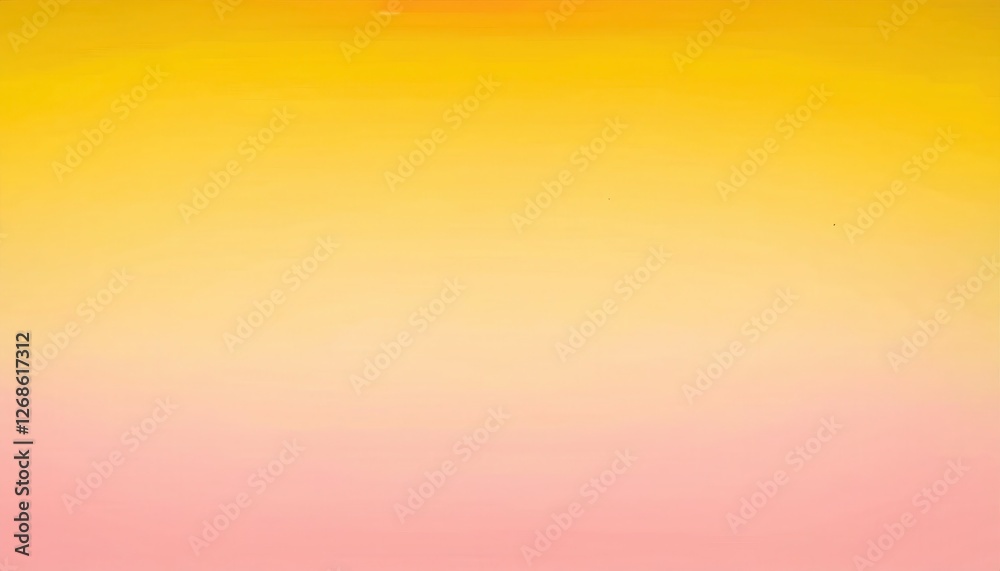 Fototapete smooth gradient of yellow and pink tones with soft color transition, suitable for background or minimalist design use