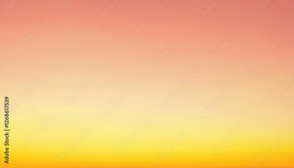 Leinwandbilder smooth gradient of yellow and pink tones with soft color transition, suitable for background or mini