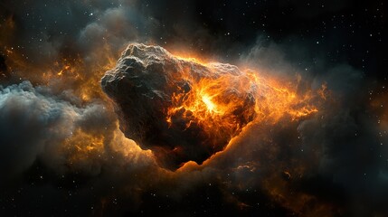 Glowing particle suspended in space, symbolizing a breakthrough in physics exploration.