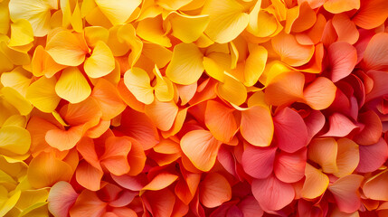 Obraz premium Warm-toned Flower Petals Gradient Background