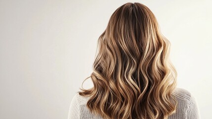 Naklejka premium woman with long hair