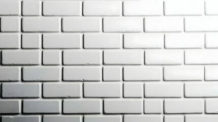 Obraz premium White Brick Wall Texture Background