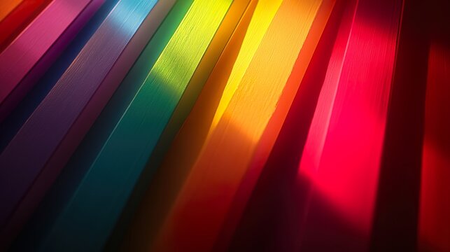 Rainbow hues blending in harmony, celebrating love and diversity in unity.