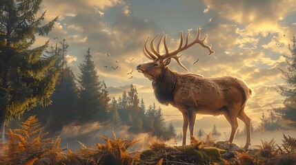 The Irish Elk (Megaloceros giganteus) was a massive extinct deer that roamed Eurasia during the Ice Age. Despite its name, it wasn&rsquo;t exclusive to Ireland nor an elk but was famous for its enormous ant