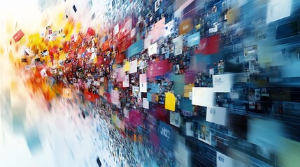 Abstract depiction of demand generation campaign ecommerce platform emphasizing segmentation personalization outreach ar 169 no logo v 61 darya relaxed Create explore organize