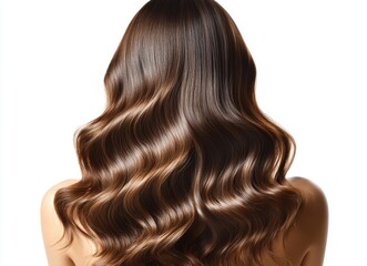 Naklejka premium woman with long hair