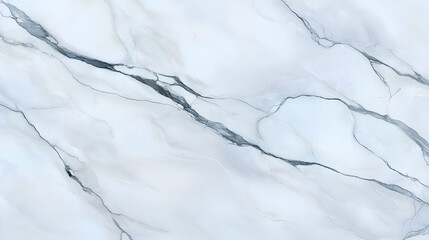 White Marble Texture with Grey Veins Background