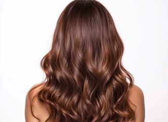 Naklejka premium woman with long hair