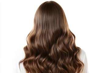 Naklejka premium woman with long hair