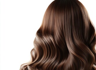 Naklejka premium woman with long hair
