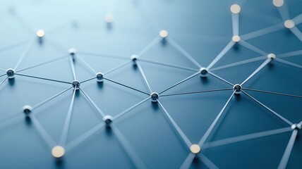 Abstract network background with interconnected nodes and lines, symbolizing modern technology and digital communication.