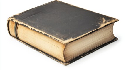 Obraz premium antique book vintage book old book worn book leather-bound book