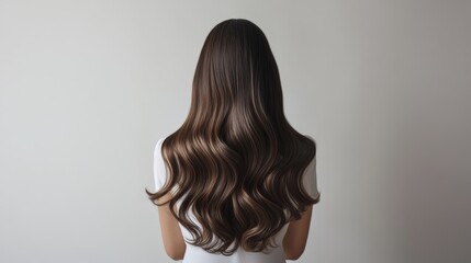 Fototapeta premium woman with long hair