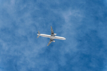 airplane in the sky
