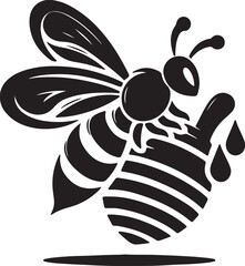 bee and honey