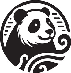 panda bear vector illustration