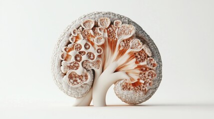 human kidney anatomy medical illustration