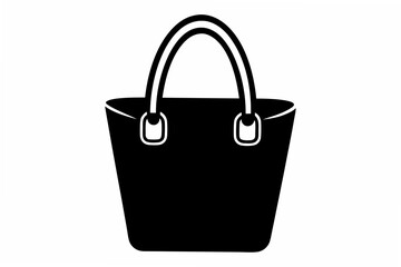 a tote bag  silhouette