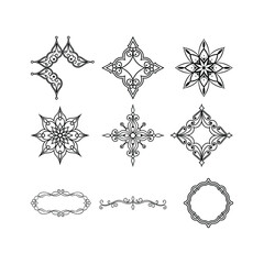 vector ornament element
