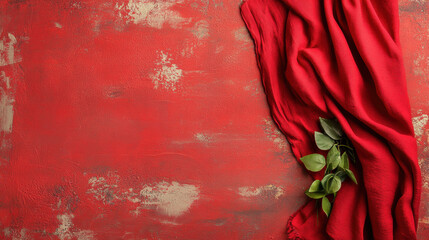 India style background, Vibrant crimson red solid background image with high fidelity for design and creative projects.
