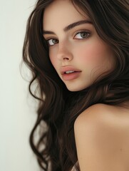 Naklejka premium hair style hairstyle