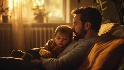 A son and his father shared laughter, creating memories that would last a lifetime together.