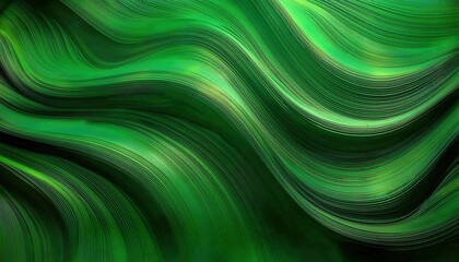abstract green wavy texture with thin lines, graphic background for design, wallpaper, and modern projects