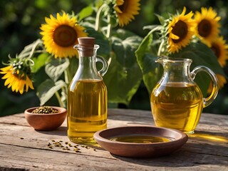 Organic sunflower oil