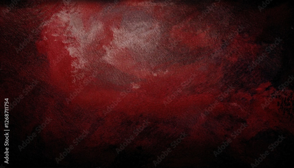 Poster textured dark red and black abstract painting with smooth gradient, ideal for modern art decor and g