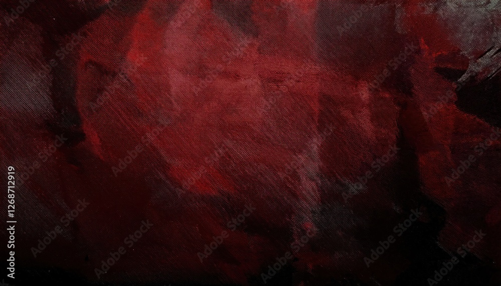 Poster textured dark red and black abstract painting with smooth gradient, ideal for modern art decor and g