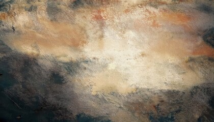 textured abstract painting with soft beige and dark tones, perfect for modern interiors and artistic décor

