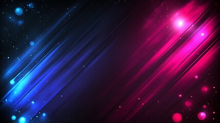 Fototapeta premium Abstract Neon Lights: A Dynamic Pink and Blue Composition