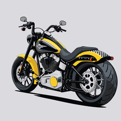 Obraz premium motorbike vector for graphic design