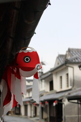 『金魚ちょうちん』柳井市白壁の町並み  山口県観光