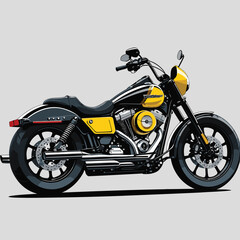 Obraz premium motorbike vector for graphic design