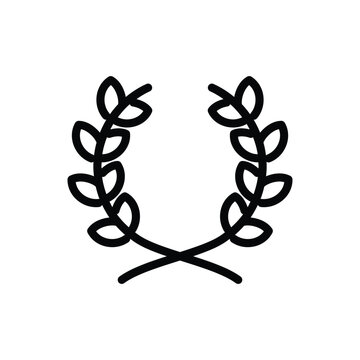 Awward anniversary line icon design