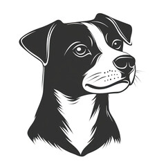 Fototapeta premium A detailed illustration of a dog