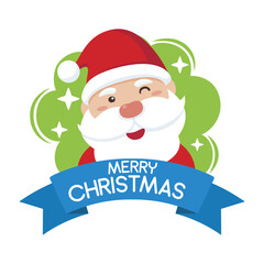 Merry christmas illustration design