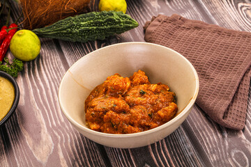 Indian cuisine - Prawns malabar masala
