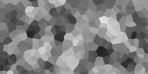 abstract mosaic polygonal and tiles wallpaper background.Black & white broken quartz stained glass & seamless pattern vintage background.Light gray and white Broken Stained Glass Background with White