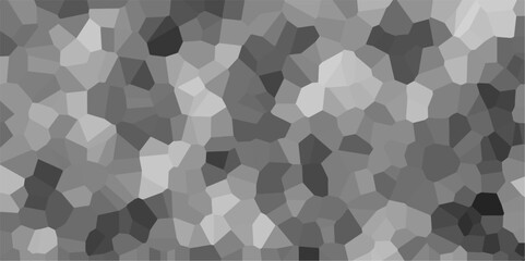 abstract mosaic polygonal and tiles wallpaper background.Black & white broken quartz stained glass & seamless pattern vintage background.Light gray and white Broken Stained Glass Background with White